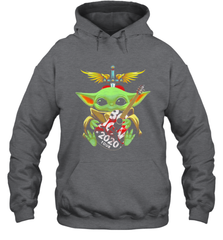 Baby Yoda hug Bon Jovi 2020 Tour Star Wars Hoodie - kambletee
