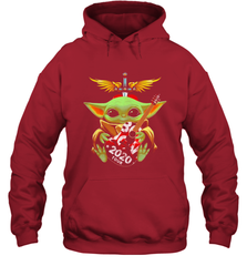 Baby Yoda hug Bon Jovi 2020 Tour Star Wars Hoodie - kambletee