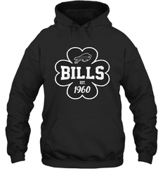 Patrick's Day Shamrock For Buffalo Bills Fans Hoodie - kambletee