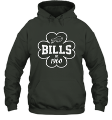 Patrick's Day Shamrock For Buffalo Bills Fans Hoodie - kambletee