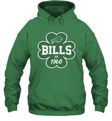 Patrick's Day Shamrock For Buffalo Bills Fans Hoodie - kambletee