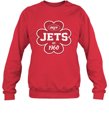 Patrick's Day Shamrock For New York Jets Fans Sweatshirt - kambletee