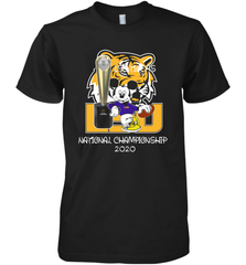 LSU Tigers Mickey Mouse National Championship 2020 Premium Men's T-Shirt - kambletee