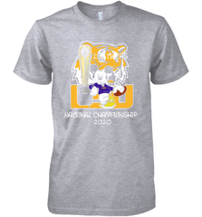 LSU Tigers Mickey Mouse National Championship 2020 Premium Men's T-Shirt - kambletee