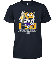 LSU Tigers Mickey Mouse National Championship 2020 Premium Men's T-Shirt - kambletee