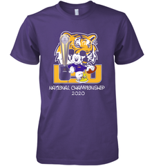 LSU Tigers Mickey Mouse National Championship 2020 Premium Men's T-Shirt - kambletee