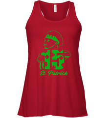Happy St. Patrick's Day 15 Patrick Mahomes Kansas City Chiefs Racerback Tank - kambletee
