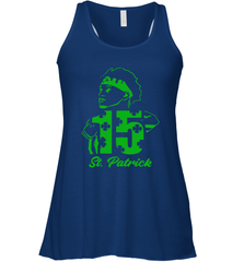 Happy St. Patrick's Day 15 Patrick Mahomes Kansas City Chiefs Racerback Tank - kambletee