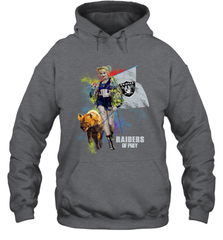 Harley Quinn Oakland Raiders Of Prey Hoodie - kambletee