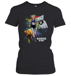 Harley Quinn Oakland Raiders Of Prey Women's T-Shirt - kambletee