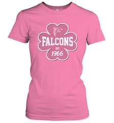 Patrick's Day Shamrock For Atlanta Falcons Fans Women's T-Shirt - kambletee