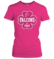 Patrick's Day Shamrock For Atlanta Falcons Fans Women's T-Shirt - kambletee
