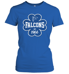 Patrick's Day Shamrock For Atlanta Falcons Fans Women's T-Shirt - kambletee