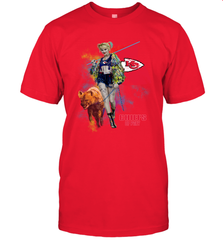 Harley Quinn Kansas City Chiefs Of Prey Men's T-Shirt - kambletee