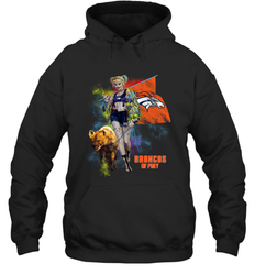 Harley Quinn Denver Broncos Of Prey Hoodie - kambletee