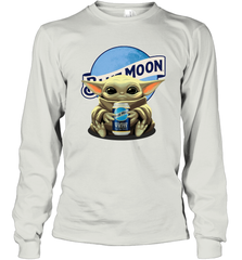 Yoda hug Blue Moon Long Sleeve T-Shirt - kambletee