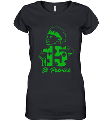 Happy St. Patrick's Day 15 Patrick Mahomes Kansas City Chiefs Women's V-Neck - kambletee