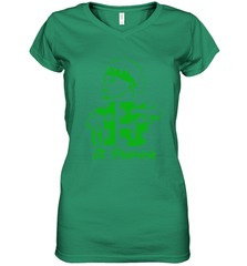 Happy St. Patrick's Day 15 Patrick Mahomes Kansas City Chiefs Women's V-Neck - kambletee