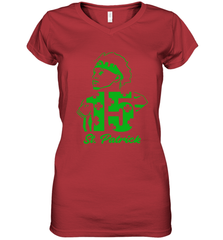Happy St. Patrick's Day 15 Patrick Mahomes Kansas City Chiefs Women's V-Neck - kambletee