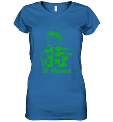 Happy St. Patrick's Day 15 Patrick Mahomes Kansas City Chiefs Women's V-Neck - kambletee