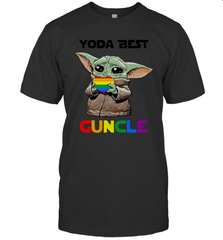 Star Wars Baby Yoda best Guncle LGBT Pride Men's T-Shirt - kambletee