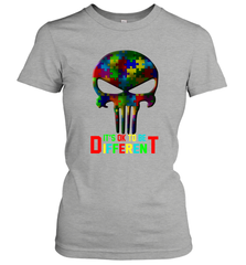 Skull it is ok to be different Women's T-Shirt - kambletee