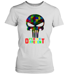 Skull it is ok to be different Women's T-Shirt - kambletee
