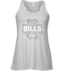 Patrick's Day Shamrock For Buffalo Bills Fans Racerback Tank - kambletee