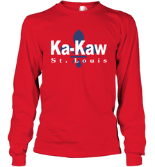 BattleHawks Football St Louis XFL Ka Kaw Long Sleeve T-Shirt - kambletee