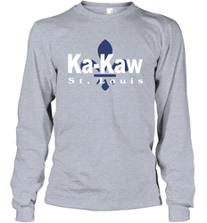 BattleHawks Football St Louis XFL Ka Kaw Long Sleeve T-Shirt - kambletee