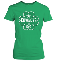 Patrick's Day Shamrock For Dallas Cowboys Fans Women's T-Shirt - kambletee