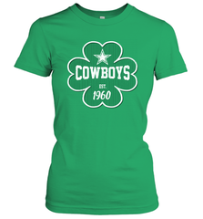 Patrick's Day Shamrock For Dallas Cowboys Fans Women's T-Shirt - kambletee