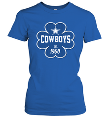 Patrick's Day Shamrock For Dallas Cowboys Fans Women's T-Shirt - kambletee