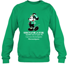 Mickey St Patricks day Shenanigator define Sweatshirt - kambletee