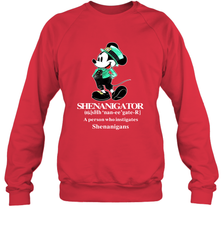Mickey St Patricks day Shenanigator define Sweatshirt - kambletee