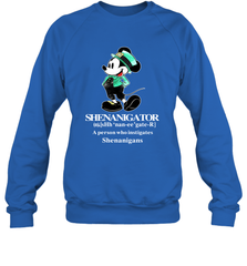 Mickey St Patricks day Shenanigator define Sweatshirt - kambletee
