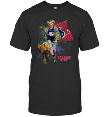 Harley Quinn Houston Texans Of Prey Men's T-Shirt - kambletee