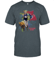Harley Quinn Houston Texans Of Prey Men's T-Shirt - kambletee