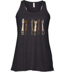 Sign Language be Kind Racerback Tank - kambletee
