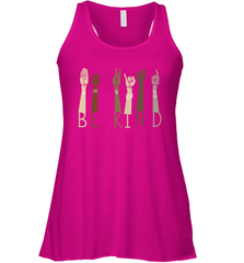 Sign Language be Kind Racerback Tank - kambletee