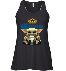 Yoda hug Corona Racerback Tank - kambletee