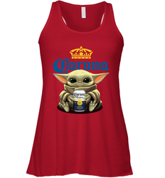 Yoda hug Corona Racerback Tank - kambletee