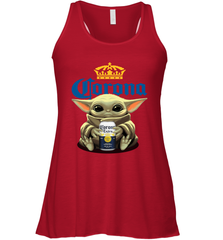 Yoda hug Corona Racerback Tank - kambletee