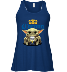 Yoda hug Corona Racerback Tank - kambletee