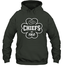 Patrick's Day Shamrock For Kansas City Chiefs Fans Hoodie - kambletee