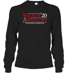 Walker 20 Phillips Touchdowns Guaranteed Long Sleeve T-Shirt - kambletee