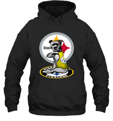 Pitbull Rottweiler I Love Pittsburgh Steelers Hoodie - kambletee