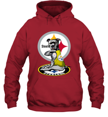 Pitbull Rottweiler I Love Pittsburgh Steelers Hoodie - kambletee