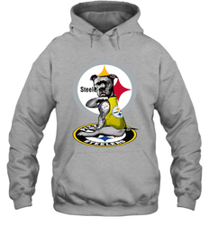 Pitbull Rottweiler I Love Pittsburgh Steelers Hoodie - kambletee
