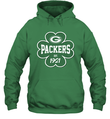 Patrick's Day Shamrock For Green Bay Packers Fans Hoodie - kambletee